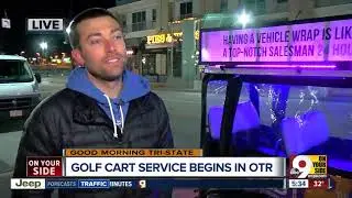 GEST golf cart shuttles add to transit options Downtown -- and this one's free