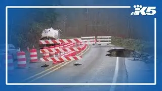 Highway 410 partially opens to local traffic following washout