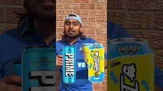 PRIME ENERGY VS GHOST ENERGY 👻⚡️ BLUE RASPBERRY PRIME VS SOUR PATCH GHOST #prime #primehydration