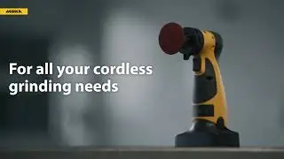 Freedom in grinding with the new Mirka&reg; ANGOS ARG-B 200 cordless grinder