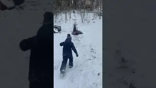 Xmas 2020 sledding