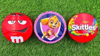 Satisfying Video | Unboxing Skittles and Rainbow M&M'S Candy From Colorful BoxesASMR