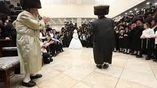 האדמור מסאסוב במצווה טאנץ לנכדו