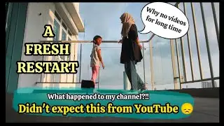 Why no videos for long time?Restarting my channel 🩷 Didn't expect this from YouTube💔 😞!!