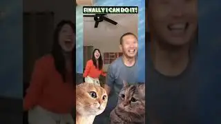 FINALLY I CAN DO IT! #shortscatvideo  #animalscute #cat #annoyingcats #funny #babycat #memes