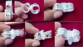 Silver toe ring design || toe ring|| jodavi design|| silver || Daily wear silver toe ring|| #toering