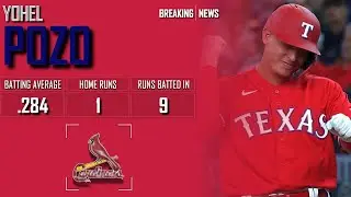 𝐁𝐑𝐄𝐀𝐊𝐈𝐍𝐆 𝐍𝐄𝐖𝐒: Yohel Pozo Signs Minor League Deal With St Louis Cardinals | 2024 MLB Offseason