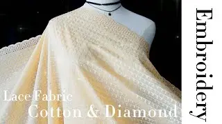 Cotton Embroidery Lace Fabric | Factory Sale