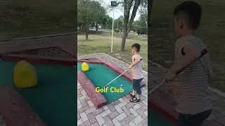 Gulf club. kids playing #golf #kids #golflife  #ukgolf #uk #usa  #usagolf
