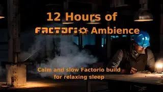 12 HOURS of FACTORIO AMBIENCE - Sleep in Fappi's Safehouse as he slowly builds his FIRST FACTORY