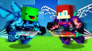 JJ and Mikey Became BLUE BEETLE in Minecraft - Maizen JJ and Mikey