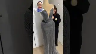 How to drap a wedding guest dress #dress #fashion #drapping #draping #weddingdress