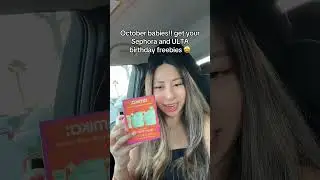 I love birthday freebies 🎃 #october #octoberbaby #octoberbirthday #birthday #birthdaygift