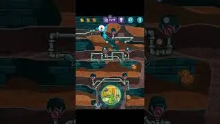 Only smart cuts win 🧠Where is my water? 2 &ndash; Level 15.4 #whereismywater?2 #gameplay #mobilegaming