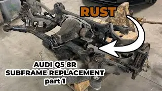 The SIDEQUEST | Audi Q5 8R Subframe removal | part1