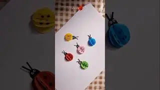 DIY paper🐞 Ladybug craft idea |#easy #diy #papercraft #ladybug #craft #idea |#ArtMagic