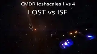 Elite Dangerous PvP: 1v4 CMDR Joshscales vs ISF, outnumbered, outgunned, and yet so close to a kill
