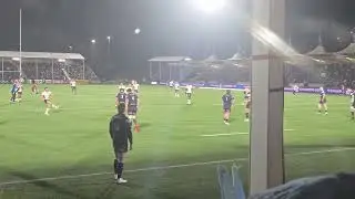 Owen Farrell penalty makes Glasgow Warriors 7 Saracens 3, European Cup rugby 18th Jan 2026
