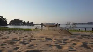 This quadruped robot could become a lifeguard, street cleaner, or delivery bot