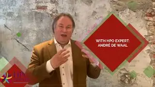 Principle 1 of the HPO Manager: future oriented & steadfast and disciplined