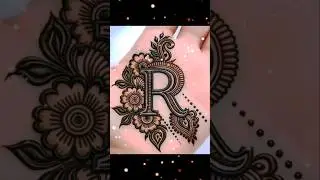 A,H,J,B,R,S&hearts;️R Name letter Mehndi designs #mehndi #mehndidesign #trending 🌿🌀✨🌹&hearts;️🌹🍃