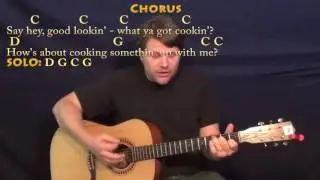 Hey Good Lookin' (Hank Williams) Strum Guitar Cover Lesson with Chords/Lyrics