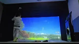 오로라리조트CC 스크린 전반홀 롼딩