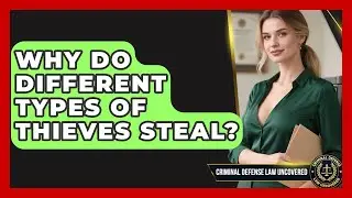 Why Do Different Types Of Thieves Steal? - Criminal Defense Law Uncovered
