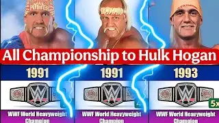 Hulk Hogan All Championship Wins in WWE & WCW 🏆