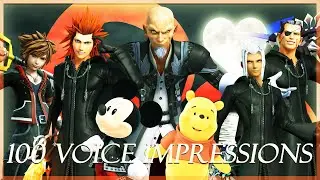 100 Voice Impressions From Kingdom Hearts!