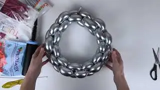How to make Christmas Wreath | Balloon Twisting Tutorial