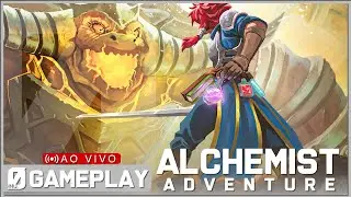 Alchemist Adventure - Conferindo a gameplay (PT-BR no PC) PlaythegameDF | #Nv0Live