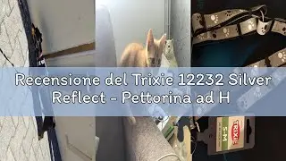 Recensione del Trixie 12232 Silver Reflect - Pettorina ad H per cani, Nero/Grigio Argento, Taglia S/