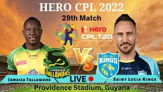 🔴CPL Live 2022 : JT vs SLK | Jamaica Tallawahs vs Saint Lucia Kings CPL Live Match Today