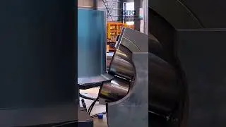 CNC Industrial Axial Fan Flanging Machine