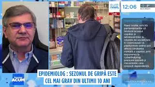 Epidemiolog: Sezonul de gripă este cel mai grav din ultimii 10 ani