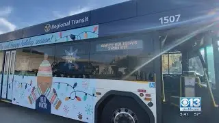 SacRT Offers Free Rides On Holiday Bus Through January 2