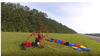 Ultralight Powered Parachute Cross Country Flight to the Ghost Fleet