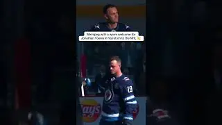 What a moment for Winnipeg native Jonathan Toews in his first game since the 2022-23 NHL season 💪