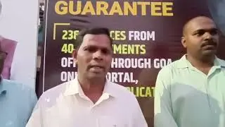 🎤⭕ Newly Appointed Atal Gram Developmental Agency Chairman Shri Shashikant Gaonkar Speaks to media.