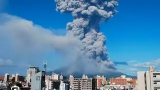 Mount Sakurajima Erupts Massively In Kaghosima Japan!