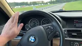 2012 BMW X3 3.0 inline 6 POV Test Drive Walkaround 164k miles.