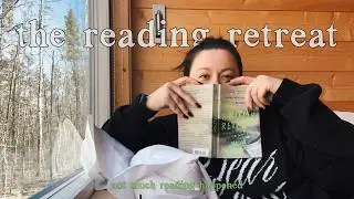 Reading The Writing Retreat ft. my dogs + spooky vibes | BONUS review of Postcard Cabins