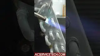 Fixing Aluminum Coil Leaks Using An All-In-One Brazing Rod!