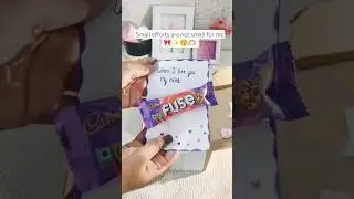 A Box Full of Love Notes &Chocolates ❤️#LoveBox#GiftSurprise#YouTubeShorts#LoveNotes#GiftIdeas#gift