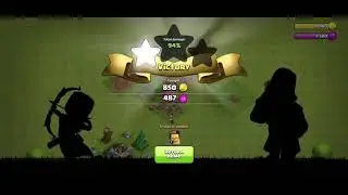 My first attack in clash of clans. @GamingAdda-m2e  #clashofclans 