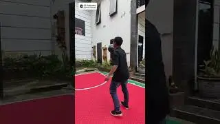 PROSES PEMASANGAN LANTAI OLAHRAGA FLOORING INTERLOCK DI THE TIRTA VILLA TRAWAS, MOJOKERTO #basket