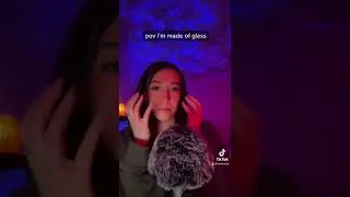 ASMR pov i&rsquo;m made of glass??? (glass tapping)