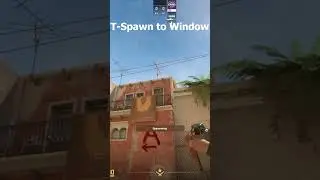 Mirage T-Spawn to Window Smoke Tutorial #short
