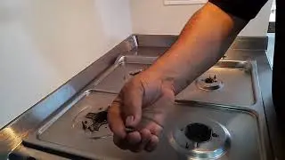 Estufa Challenger chispero queda encendido todo el tiempo, reparación cambio pulsador catenaria